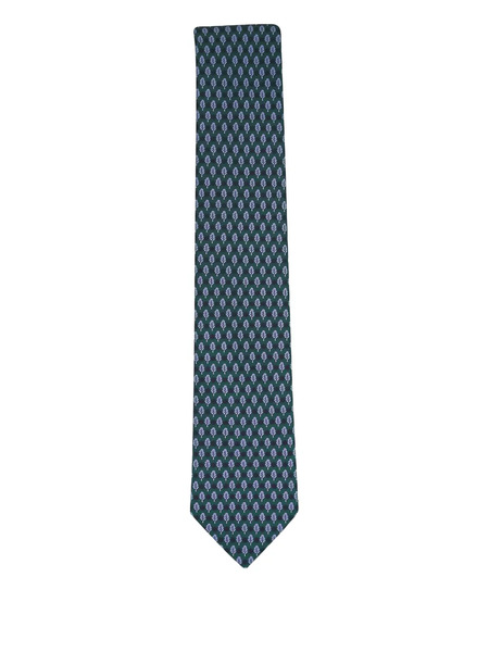  Zegna Tree Pattern Tie - Red 