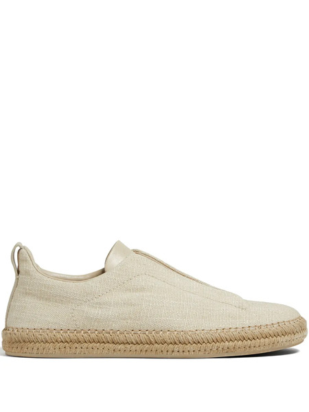  Zegna Triple Stitch Espadrilles - Neutrals 