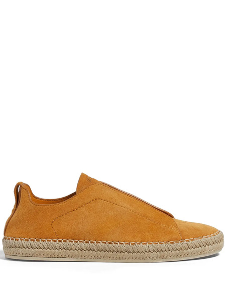  Zegna Triple Stitch Espadrilles - Orange 