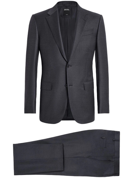  Zegna Trofeo Single-breasted Wool Suit - Grey 