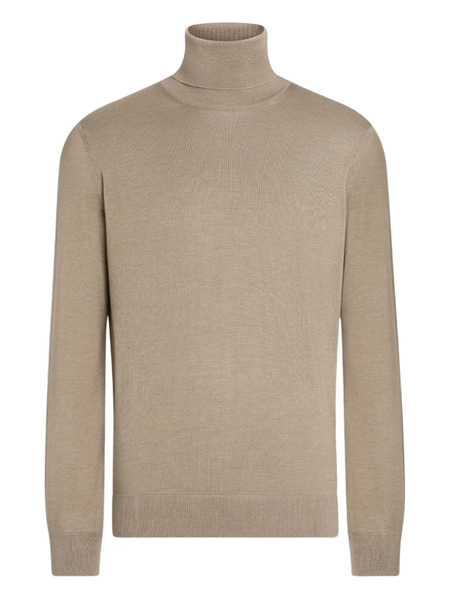 Zegna Turtleneck Sweater - Neutrals 