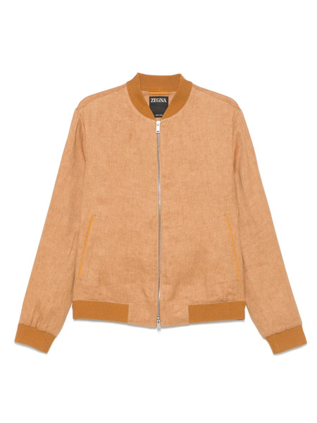  Zegna Twill Bomber - Brown 