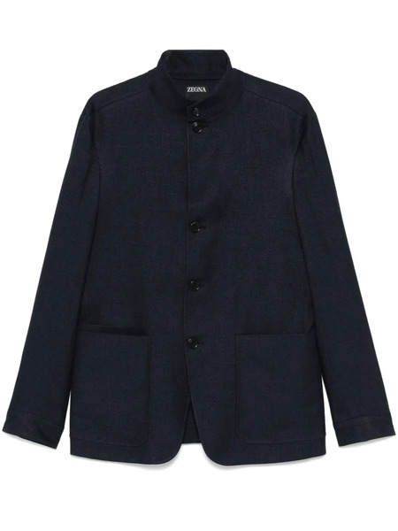  Zegna Twill Jacket - Blue 