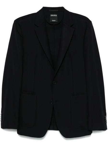  Zegna Wool Blazer - Blue 