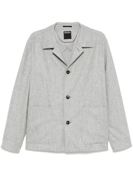  Zegna Wool Jacket - Grey 
