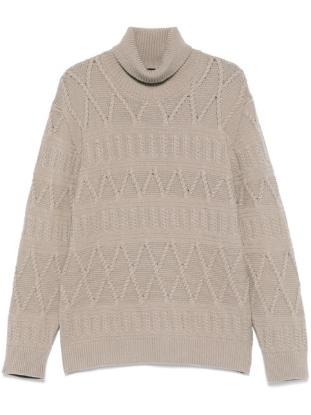  Zegna Wool Sweater - Brown 