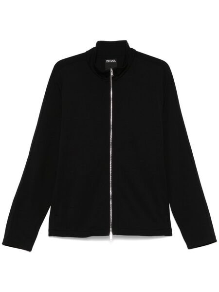  Zegna Wool Sweatshirt - Black 