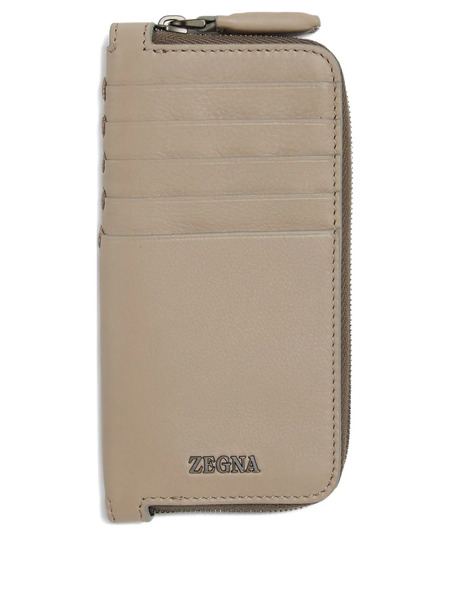  Zegna Zip-around Wallet - Neutrals 