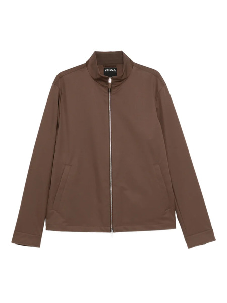  Zegna Zip-up Jacket - Brown 