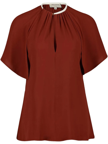  Zeus+dione Azure Blouse - Brown 
