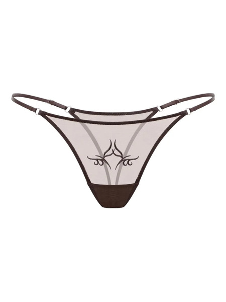  Zhilyova Tribal Gravity G-string - Brown 