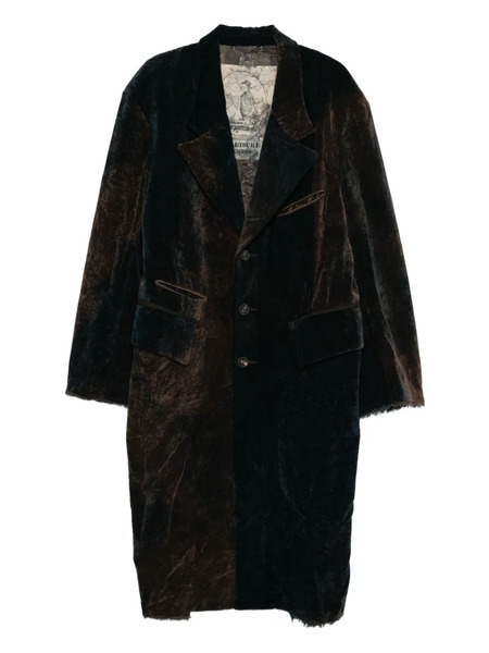  Ziggy Chen Notch-lapels Panelled Coat - Brown 