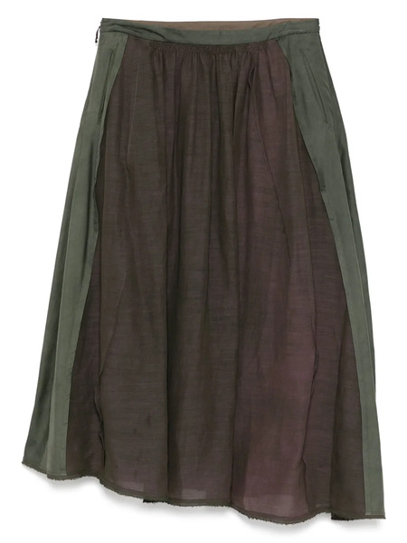  Ziggy Chen Patchwork Skirt - Grey 