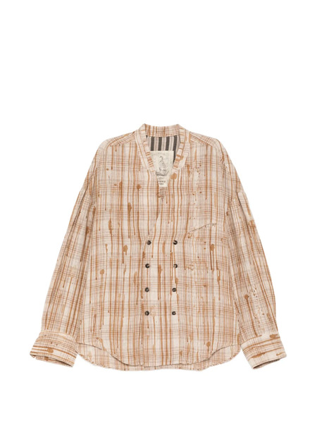  Ziggy Chen Plaid Jacket - Neutrals 