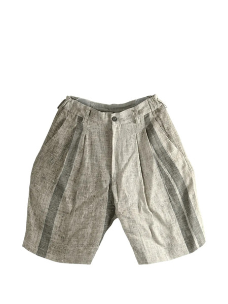  Ziggy Chen Pleated Shorts - Neutrals 