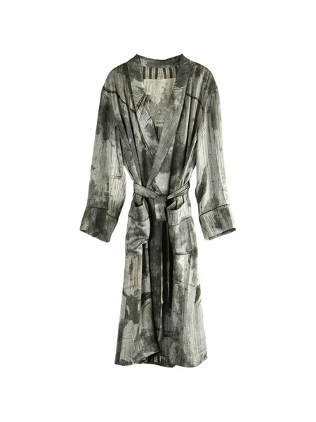  Ziggy Chen Printed Kimono - Grey 