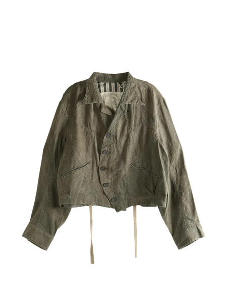  Ziggy Chen Seam-embellished Jacket - Green 