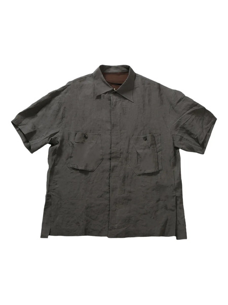  Ziggy Chen Short-sleeve Utility Shirt - Grey 