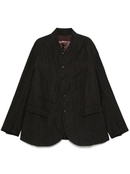  Ziggy Chen Striped Blazer - Grey 