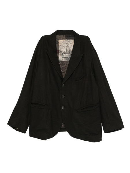  Ziggy Chen Virgin Wool-blend Blazer - Black 