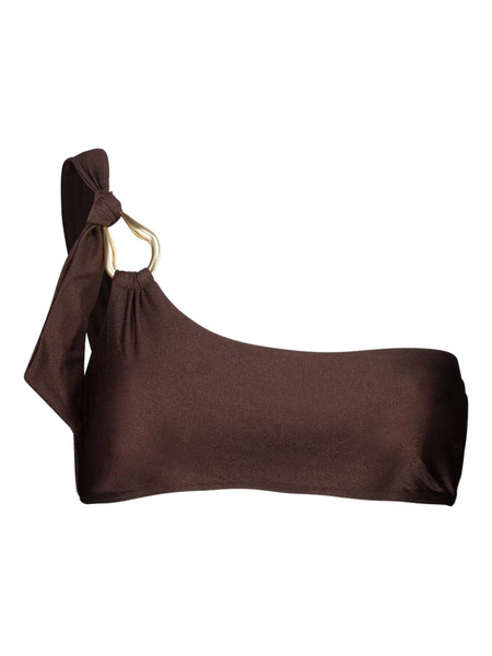  Zimmermann Ascension One-shoulder Bikini Top - Brown 