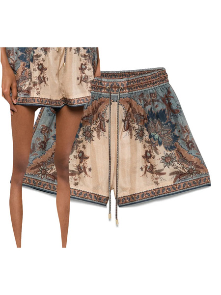  Zimmermann Ascension Shorts - Brown 