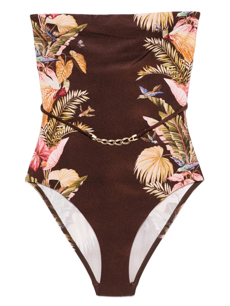  Zimmermann Ascension Swimsuit - Brown 