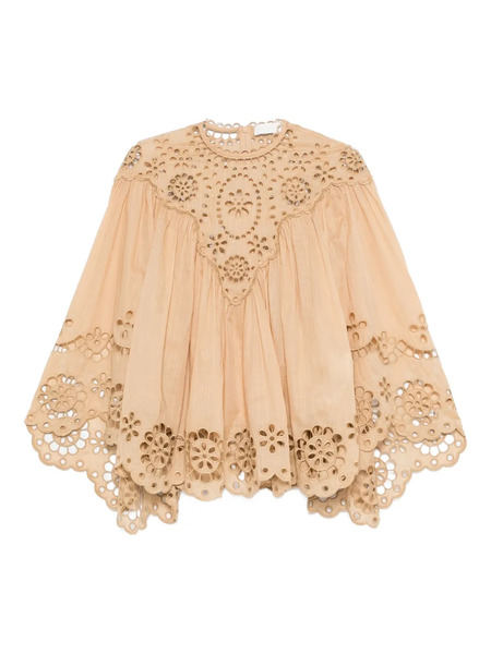  Zimmermann Awaken Embroidered Blouse - Neutrals 