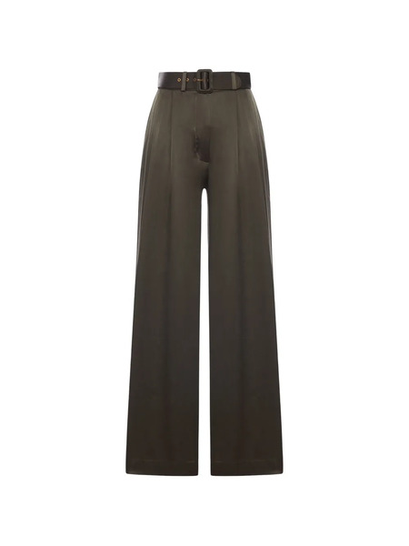  Zimmermann Belted Trousers - Green 