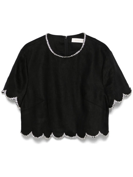  Zimmermann Crush Top - Black 