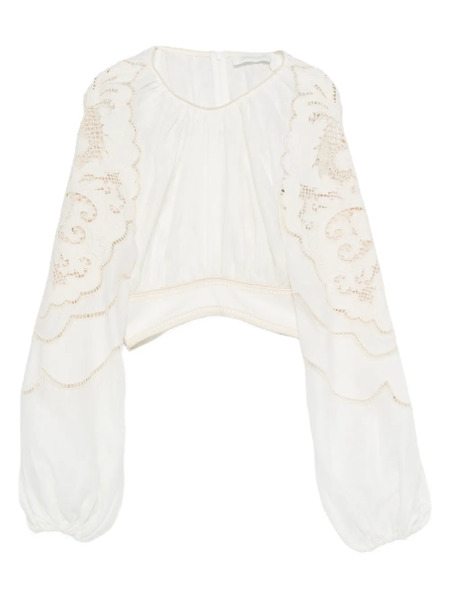  Zimmermann Daylight Embroidered Blouse - White 