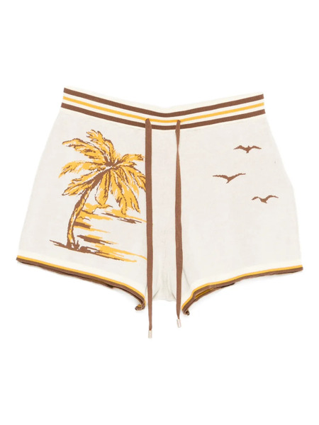  Zimmermann Daylight Jacquard Shorts - Neutrals 