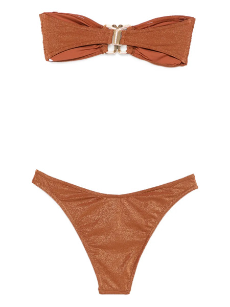  Zimmermann Daylight Metallic Bikini - Brown 