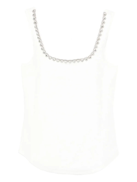  Zimmermann Embellished Neckline Top - White 