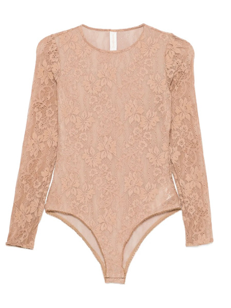  Zimmermann Floral-lace Bodysuit - Neutrals 