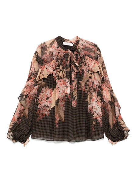  Zimmermann Illuminate Flutter Blouse - Black 
