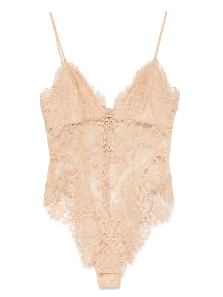  Zimmermann Lace Teddy Bodysuit - Neutrals 