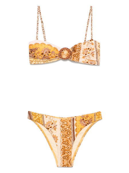  Zimmermann Lucky Bamboo-ring Bikini - Yellow 