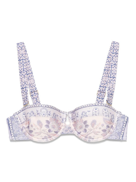  Zimmermann Lucky Bikini Top - Neutrals 