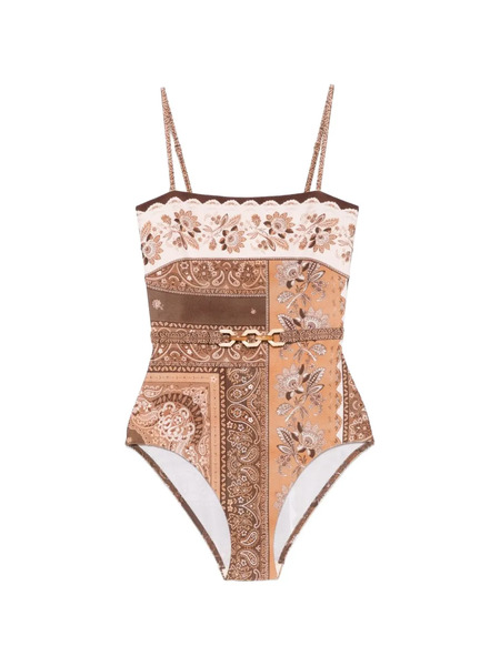  Zimmermann Lucky Swimsuit - Brown 