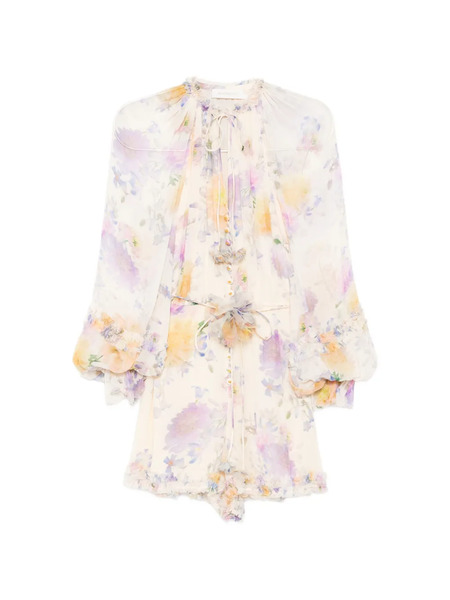  Zimmermann Luna Playsuit - Neutrals 