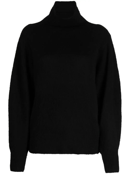  Zimmermann Lyrical Brushed Wool Blend Jumper - Black 