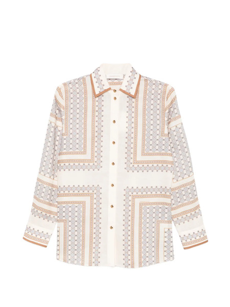  Zimmermann Patterned Shirt - White 