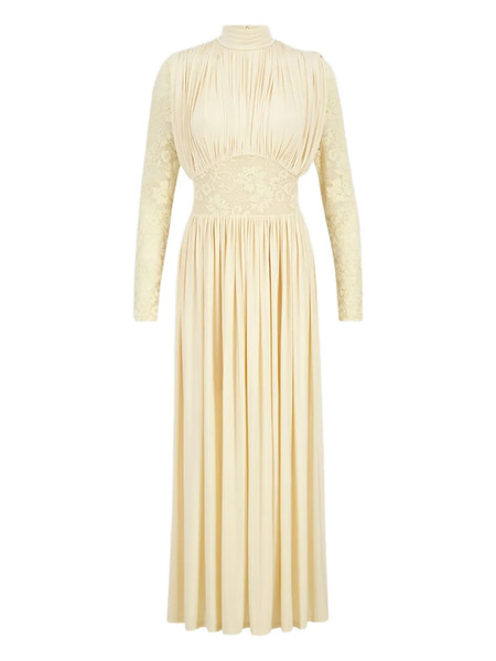 Zimmermann Rebellion Draped Maxi Dress - Neutrals 