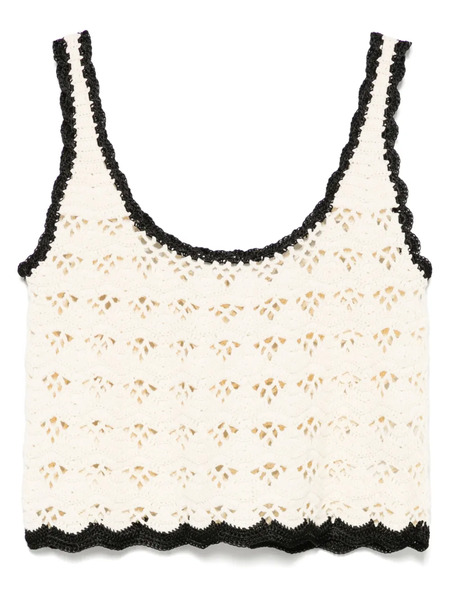  Zimmermann Rhiannon Crochet Tank - Neutrals 