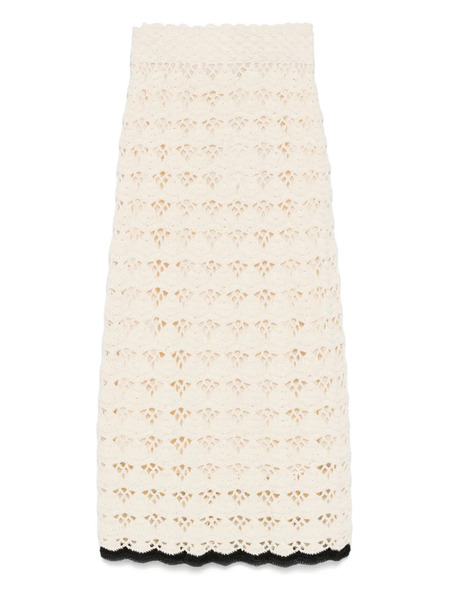  Zimmermann Rhiannon Midi Skirt - Neutrals 