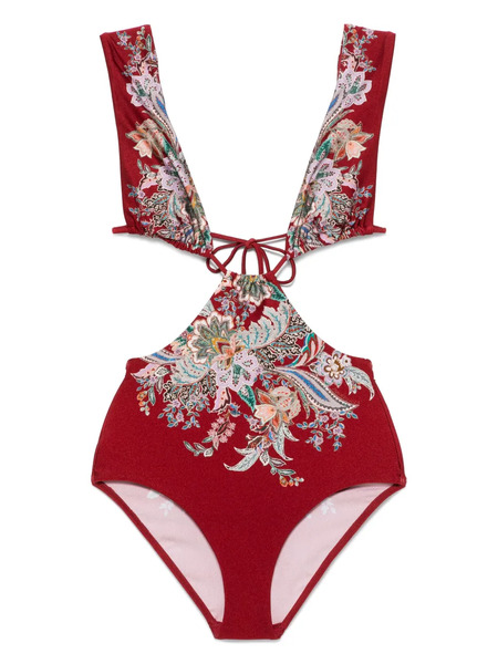  Zimmermann Rhiannon Swimsuit - Red 