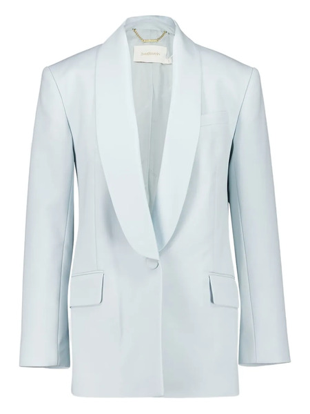 Zimmermann Shawl-collar Single-breasted Jacket - Blue 