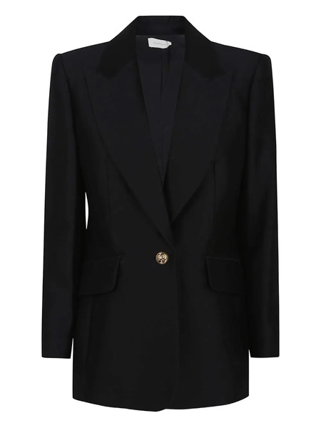  Zimmermann Single-button Notched Blazer - Black 
