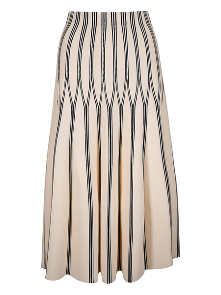  Zimmermann Striped-pattern Midi Skirt - Neutrals 